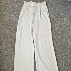 Zara high waisted wide leg trousers (NWT)